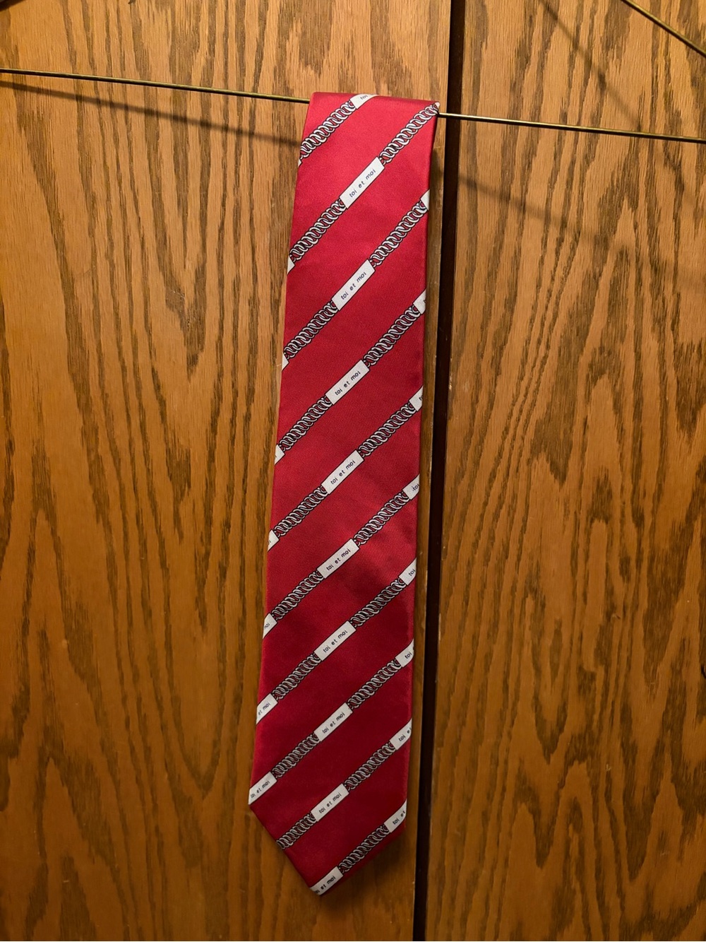 Leo Cerruti CXIII Diagonal Stripe Men's Tie - Classic Formal Accessory